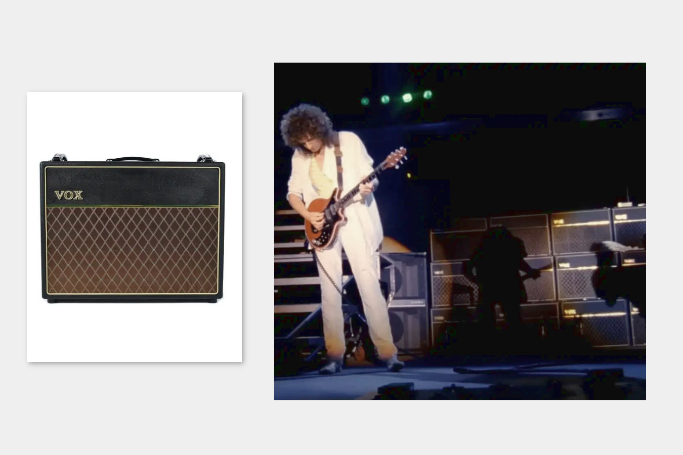 Vox AC30 - a guitar amp that Brian relied on extensively throughout his career. 