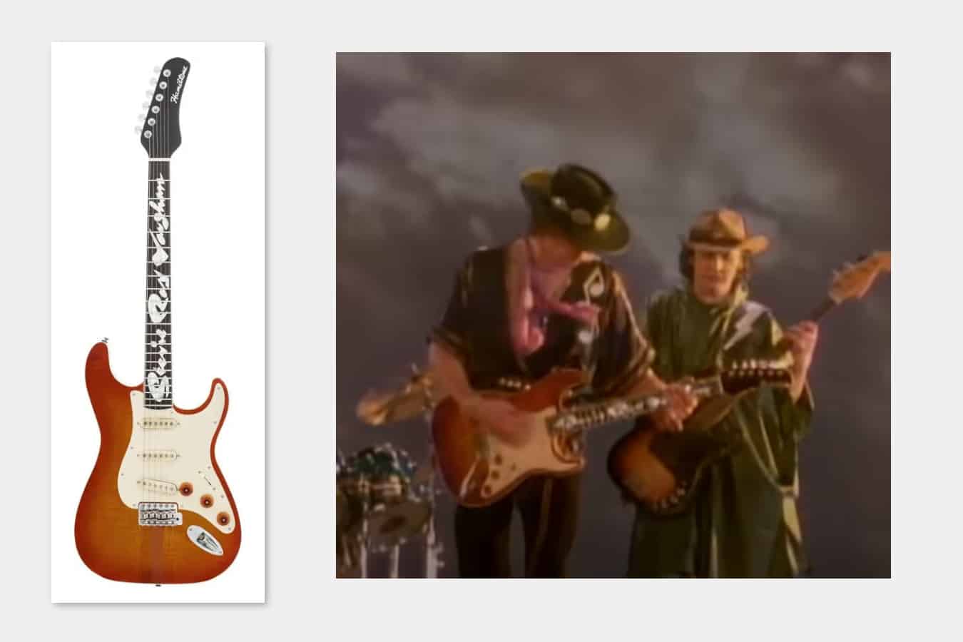 The guitar that Stevie used in the 