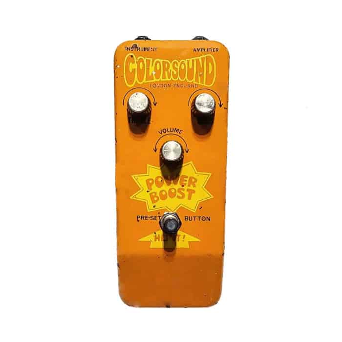 David Gilmour's Colorsound Power Boost Ground Guitar
