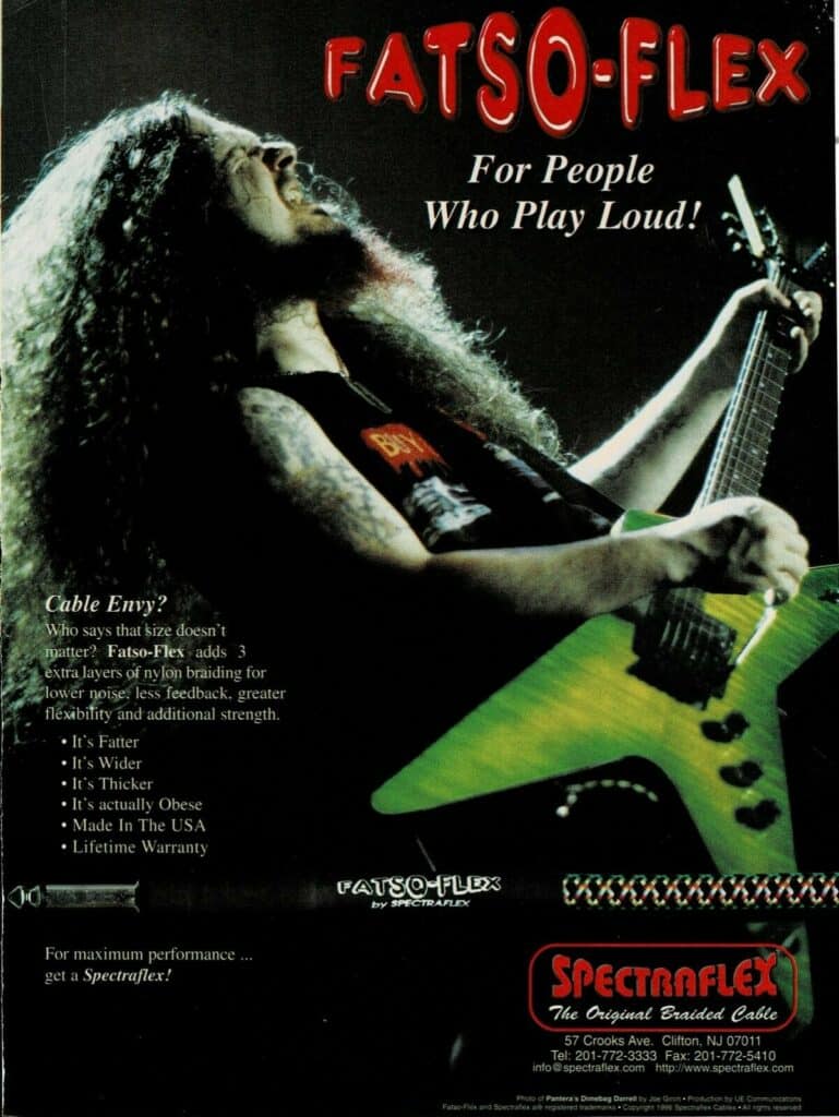 Dimebag/Spectraflex ad. 