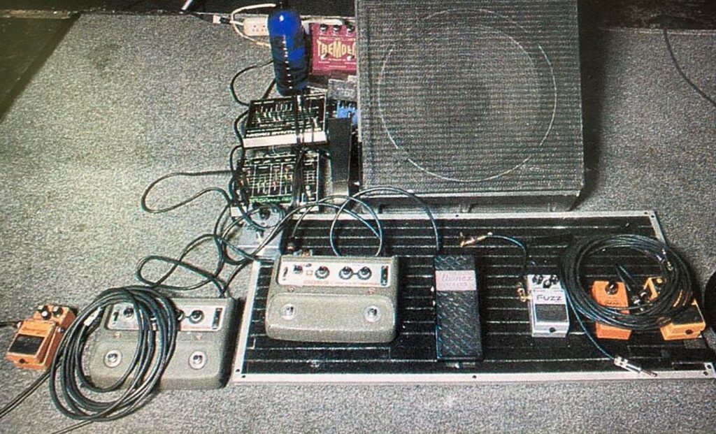 John Frusciante's Californication era pedalboard. 