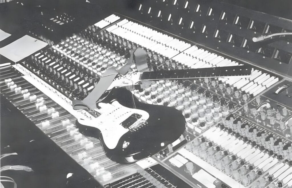 The black Stratocaster guitar that Kurt Cobain smashed at the end of Endless, Nameless. 