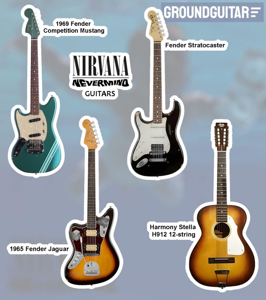 The guitars that Kurt Cobain used on Nevermind. 