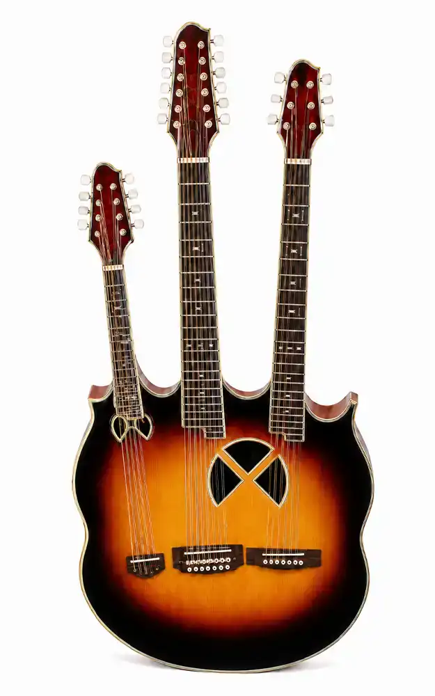 Jimmy Page’s Andy Manson triple-neck mandolin/guitar